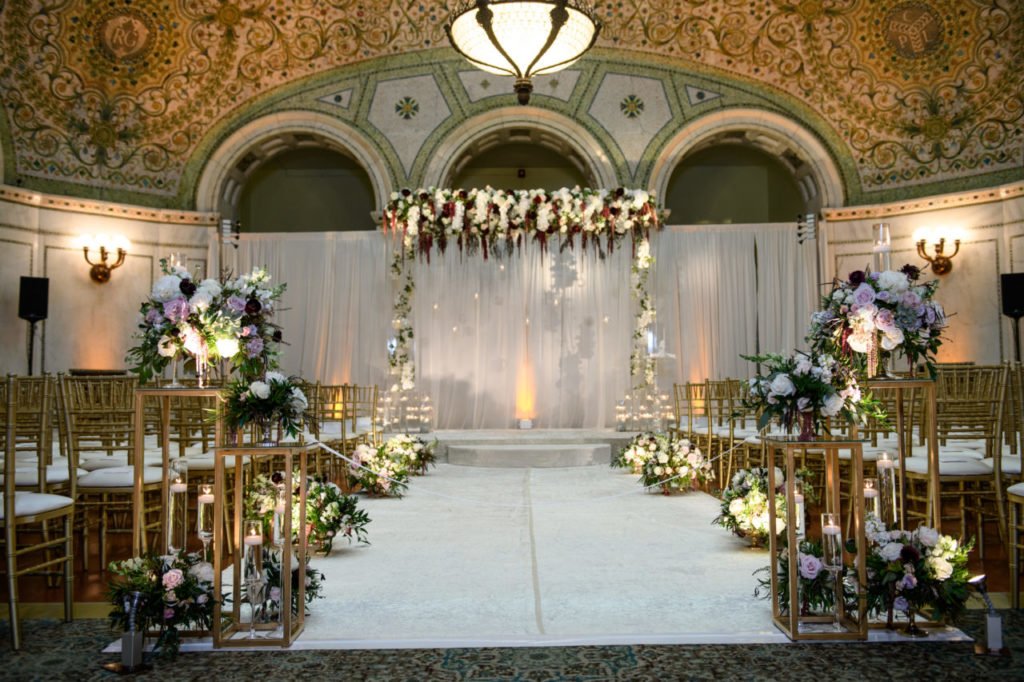 Lovely Fusion Chicago Cultural Center Wedding Yanni