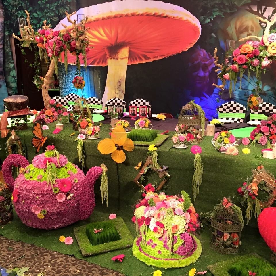 Magnificent Alice in Wonderland Versailles Birthday Party