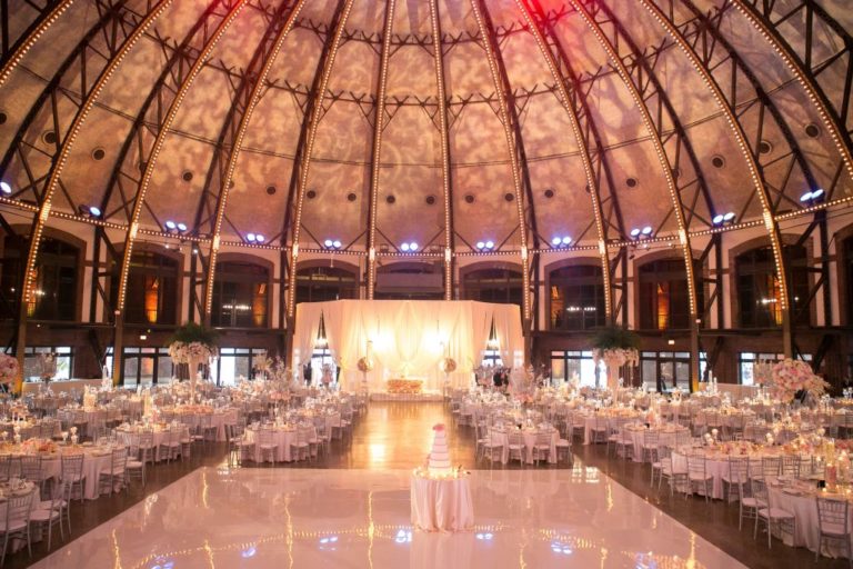 Romantic Lavish Navy Pier Grand Ballroom Wedding | Yanni Design Studio