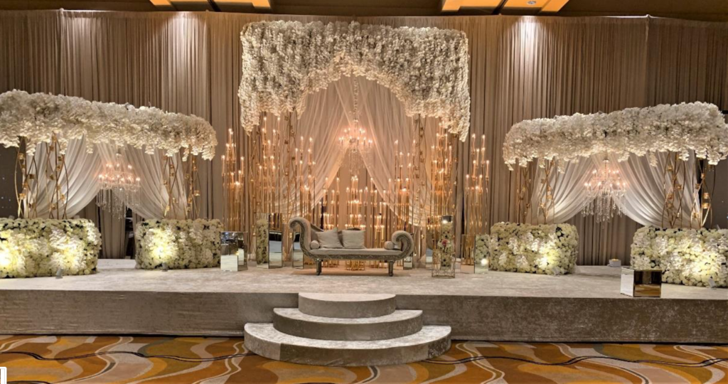 Muslim Wedding Reception Decor Budget Tips Yanni Design Studio